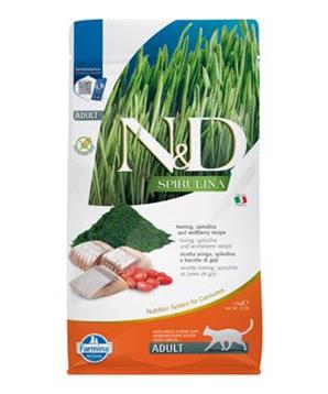 N&D SPIRULINA CAT Adult Herring & Wolfberry 1,5kg