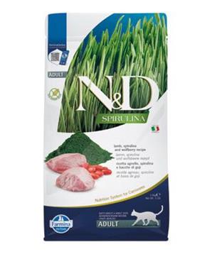 N&D SPIRULINA CAT Adult Lamb & Wolfberry 1,5kg