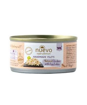 Levně Nuevo kočka Handmade kuře s vejcem konz. 70 g