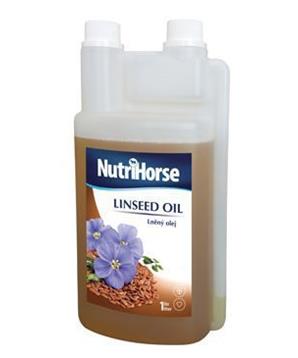 Levně Nutri Horse Lněný olej new 1l