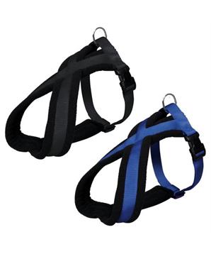 Nylonový postroj PREMIUM podšitý 45-70cm/25mm (M), - černá