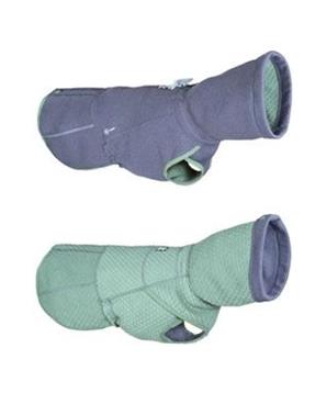 Levně Obleček Hurtta Razzle-Dazzle Midlayer ostruž/zelený 60
