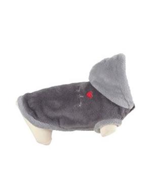 Obleček s kapucí pro psy TEDDY šedý Zolux