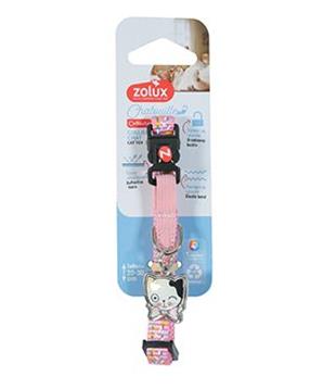 Obojek kočka CHATOUILLE s přívěskem Zolux
