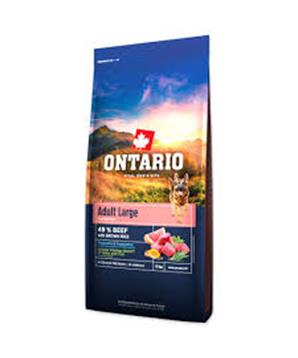 Levně Ontario Adult Large Beef & Brown Rice 12 kg