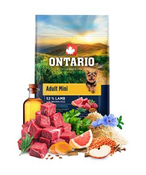 Levně Ontario Adult Mini Lamb & Brown Rice 0,75kg