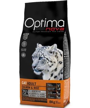 Levně OPTIMAnova CAT ADULT Salmon&Rice 2 kg