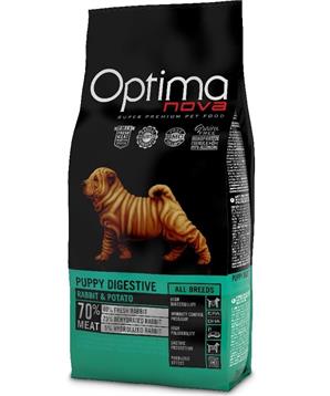 Levně OPTIMAnova dog PUPPY DIGESTIVE GF RABBIT 12 kg