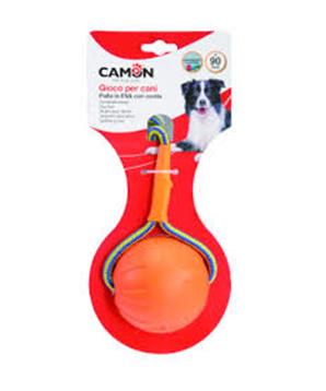 ORANŽOVÝ PLOVOUCÍ MÍČEK S LANEM 9 cm