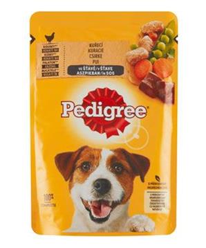 Levně Pedigree kapsa kuřecí a zelenina ve šťávě 100g