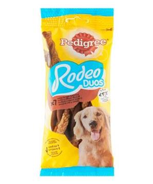 Levně Pedigree Pochoutka Rodeo Duo hovězí a sýr 123g