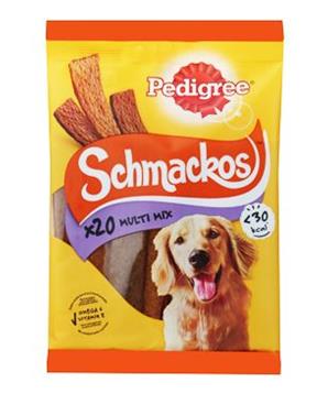 Levně Pedigree Pochoutka Schmackos 20ks/144g