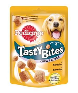 Levně Pedigree poch.Tasty Minis Chewy Cubes Chicken&Duck 130g