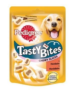 Levně Pedigree Tasty Bites Chewy Slices s hovězím 155g