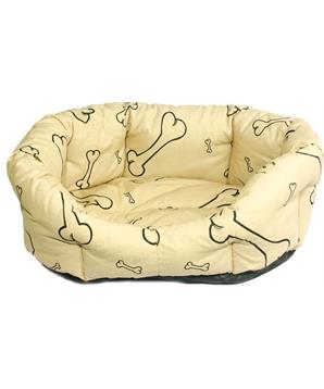 Levně Samohýl Pelech 8 hran bavl. Kost béžovo/černý 45 cm