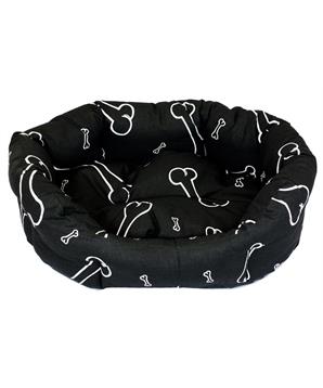 Levně Samohýl Pelech 8 hran bavl. Kost černo/bílý 45 cm