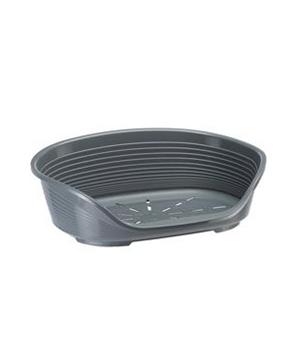 Levně Pelech plast SIESTA DLX tm.šedý FP DLX 2 tm.šedý 49x36x17,5cm