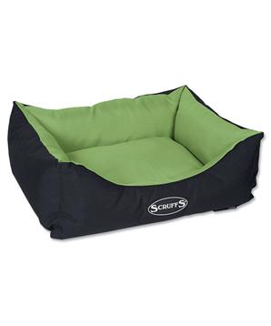 Pelíšek SCRUFFS Expedition Box Bed limetkový
