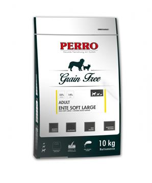 PERRO Grain Free Adult Soft Ente Large
