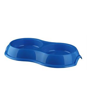 Levně Plastová dvojmiska bílá 2x0,2 l/ 11 cm