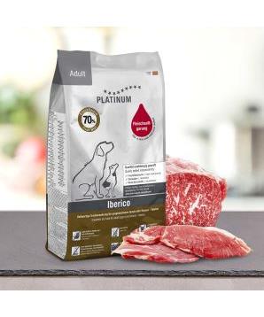 Levně Platinum Adult Iberico+Greens 1,5 kg