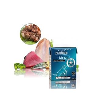 Paštika Platinum Natural Menu Fish & Chicken - Ryby & Kuře