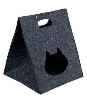 Plstěný box/jeskyně ANTONIA antracit