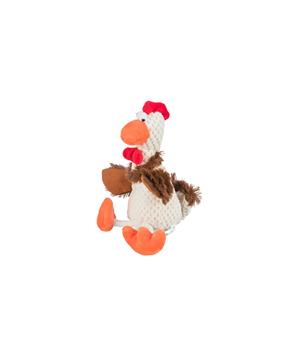 Levně Plyšový kohout sedící, se zvukem 22 cm