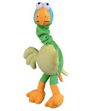 Plyšový pták s natahovacím krkem, se zvukem 30 cm