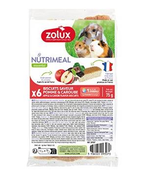 Poch. NUTRIMEAL Cookies hlodavci jablko,karob 6ks