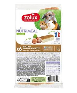 Poch. NUTRIMEAL Cookies hlodavci oříšky 6ks Zolux