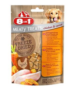 Levně Pochoutka 8in1 FD Chicken/Carrots 50 g