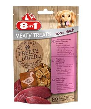Levně Pochoutka 8in1 Meaty Treats FD Duck 50g