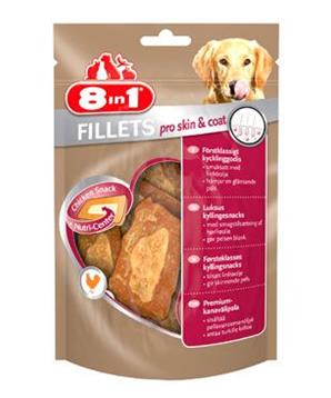 Pochoutka 8in1 Fillets pro skin&coat S