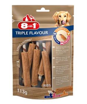 Levně Pochoutka 8in1 Triple Flavour ribs 6ks