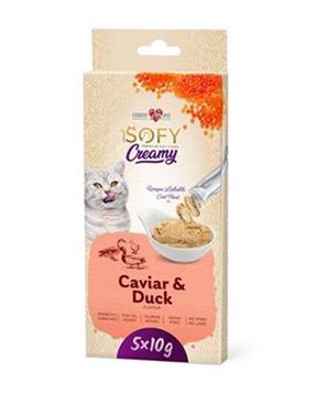 Levně Pochoutka Aiko Cat SOFY Creamy Caviar&Duck 5x10g