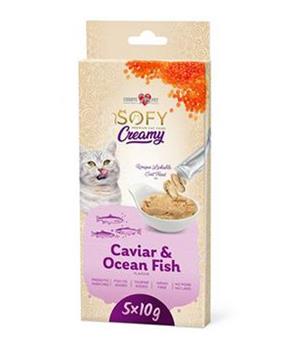 Levně Pochoutka Aiko Cat SOFY Creamy Caviar&Ocean Fish 5x10g