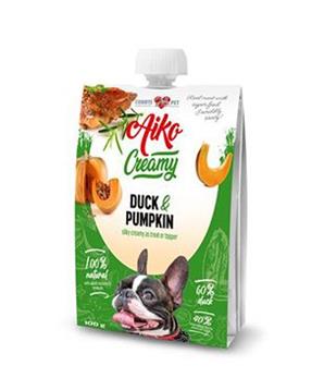 Levně Pochoutka Aiko Creamy Duck&Pumpkin 100g