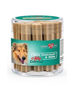 Levně Pochoutka Aiko Dental Stix Calcium&Milk 6,4cm/220g