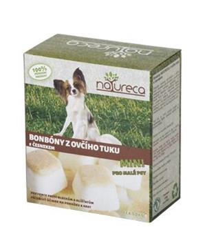 Levně Pochoutka Bonbóny z ovčího tuku s česnekem Mini 250 g
