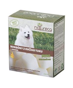 Levně Pochoutka Bonbóny z ovčího tuku s lososem Mini 250 g