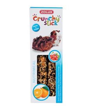Levně Pochoutka CRUNCHY STICK rybíz/pomeranč pro morče Zolux 1 ks