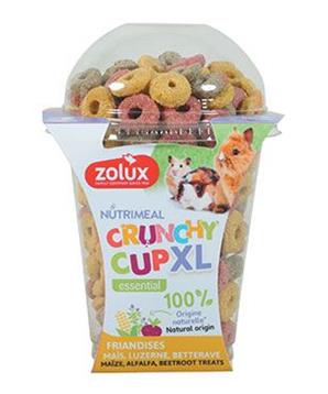 Levně Pochoutka CRUNCHYCUP XL kukuř/řepa/vojtěška 170g