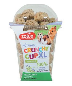 Levně Pochoutka CRUNCHYCUP XL vojtěška 190 g