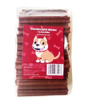 Levně Pochoutka Dentální kříž Hovězí 12,5cm 50 ks