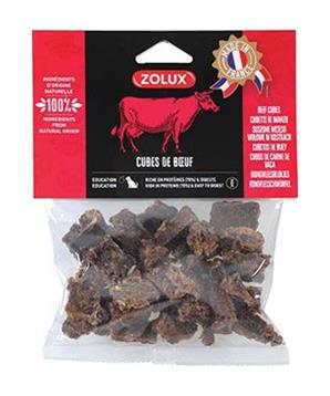Levně Pochoutka Hovězí kostky 10/20mm Zolux 150g