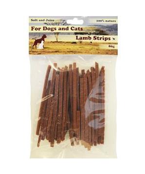 Pochoutka Jehněčí maso proužky měkké 