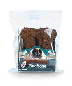 Levně Pochoutka pes Bugbone Large kost s hmyzem 6x45g 6x45g
