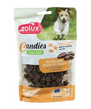 Levně Pochoutka pes CANDIES hvězdičky játrové Zolux 150g