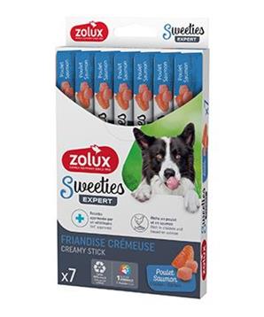 Levně Pochoutka pes SWEETIES losos, kuře Zolux 7 ks